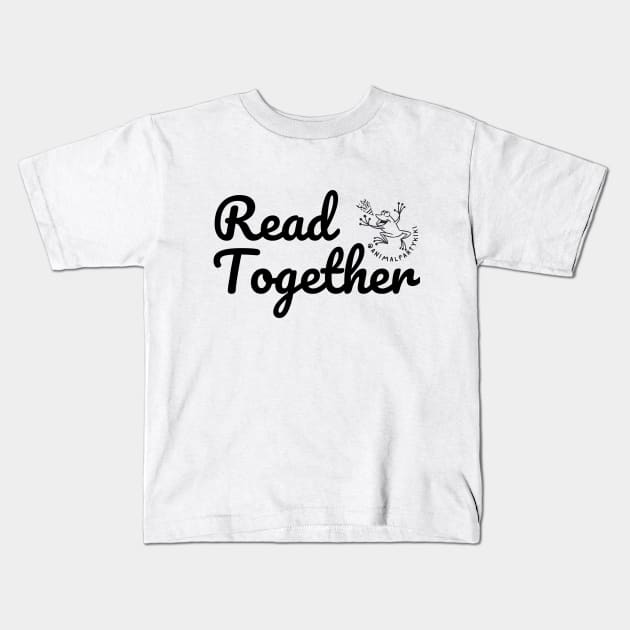 Read Together - Animal Party Kiki Kids T-Shirt by Animal Party Kiki